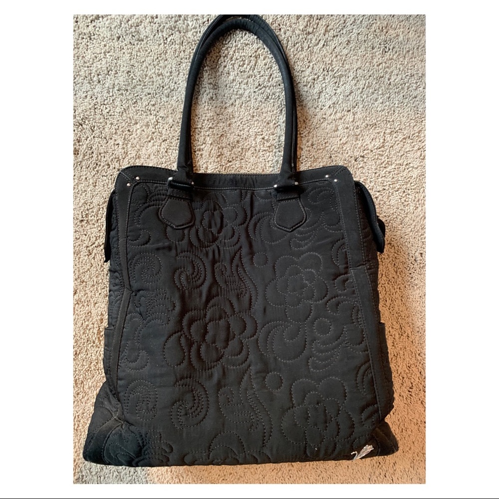 Vera Bradley Black Tote Work Bag